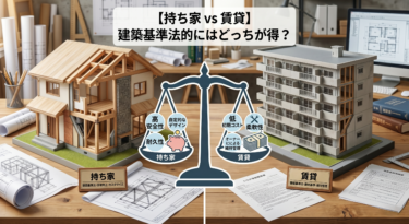 【持ち家 vs 賃貸】建築基準法的にはどっちが得？