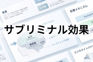 サブリミナル効果で空間を操る ——意識されずに行動を導く建築設計の技法
